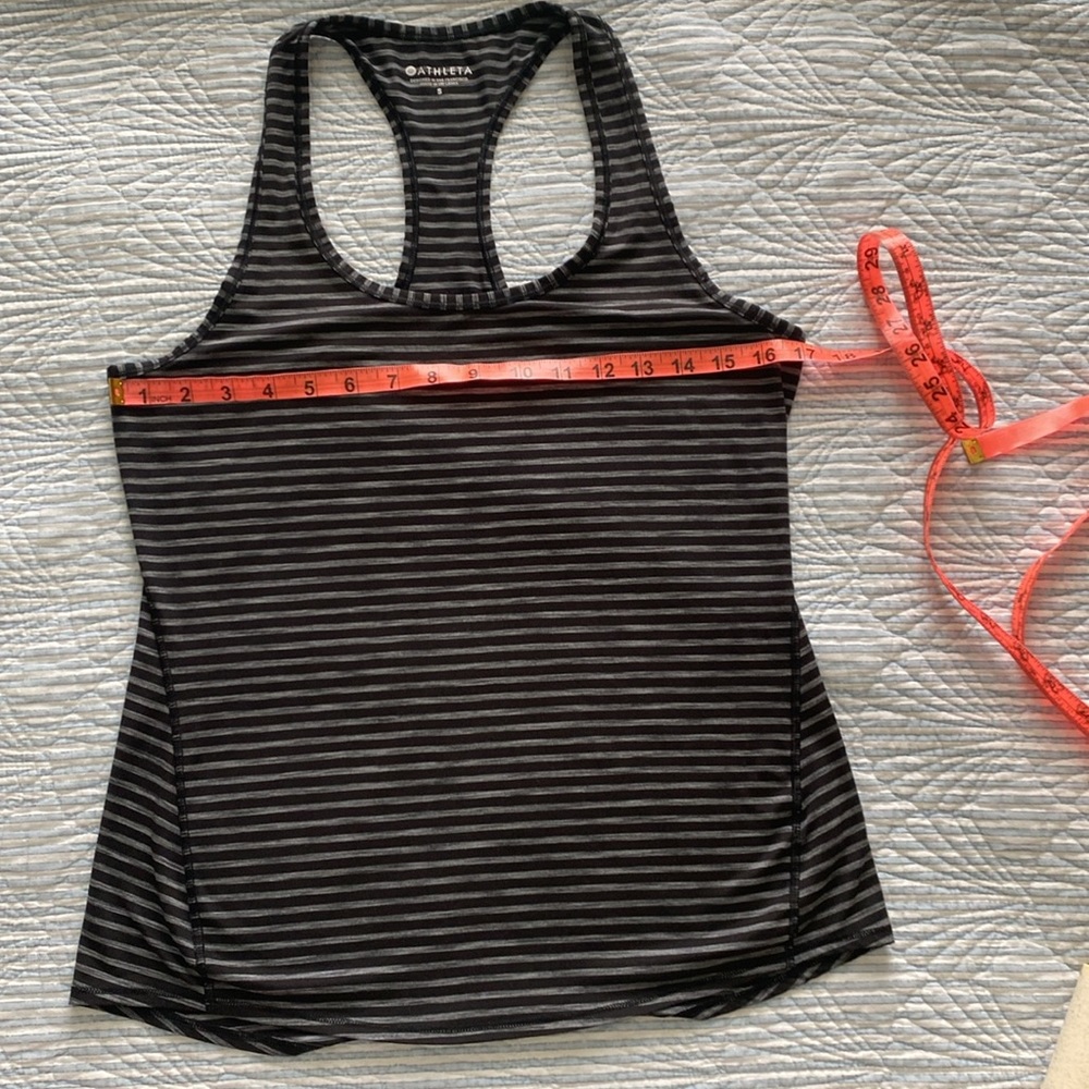 Athleta Racerback Striped Tank - Picture 10 of 11